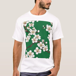 Camiseta Diseño de patrón geométrico japonés tradicional 00