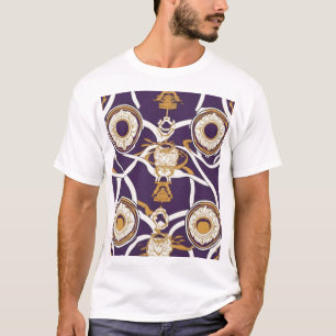Camiseta Diseño de patrón geométrico japonés tradicional 00