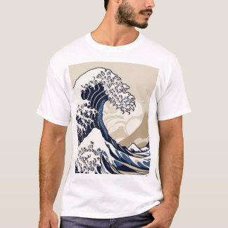 Camiseta Diseño de patrón geométrico japonés tradicional 00