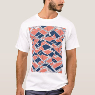 Camiseta Diseño de Patrón Japonés Tradicional 0029 - Autént