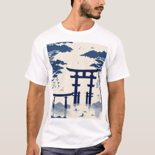Camiseta Diseño de Patrón Japonés Tradicional 0036 - Elegan