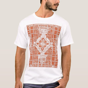 Camiseta Diseño de patrón japonés tradicional impresión sin