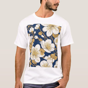 Camiseta Diseño de patrón tradicional japonés 0007