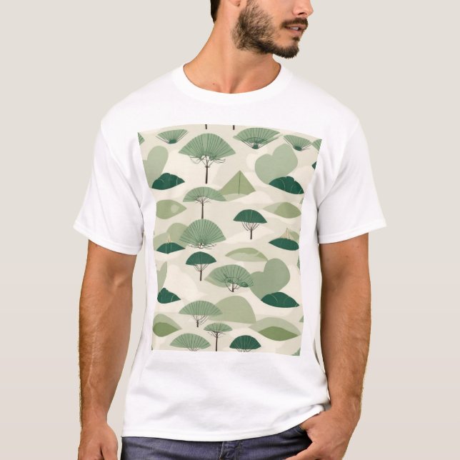 Camiseta Diseño de patrón tradicional japonés 0052 (Anverso)