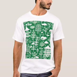 Camiseta Diseño de patrón tradicional japonés 0069
