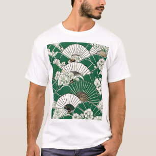 Camiseta Diseño de patrón tradicional japonés - Asia elegan