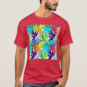 Camiseta Diseño de patrones abstractos coloridos