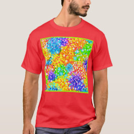 Camiseta Diseño de patrones abstractos coloridos