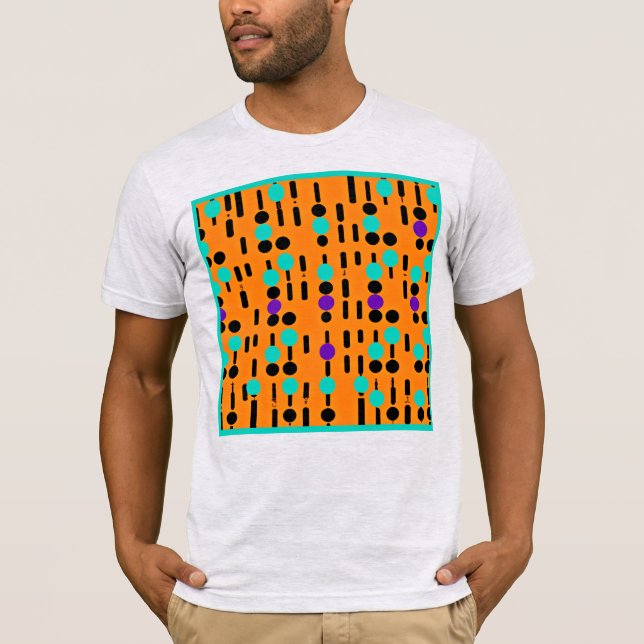 Camiseta Diseño de patrones abstractos de estilo (Anverso)