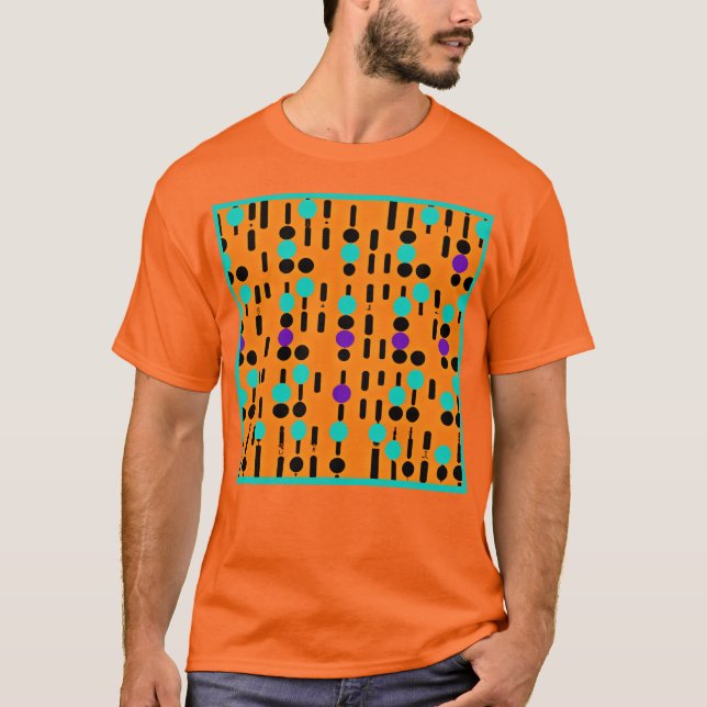 Camiseta Diseño de patrones abstractos de estilo (Anverso)