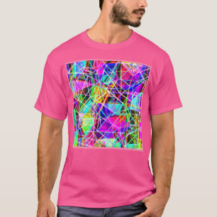 Camiseta Diseño de patrones abstractos vibrantes