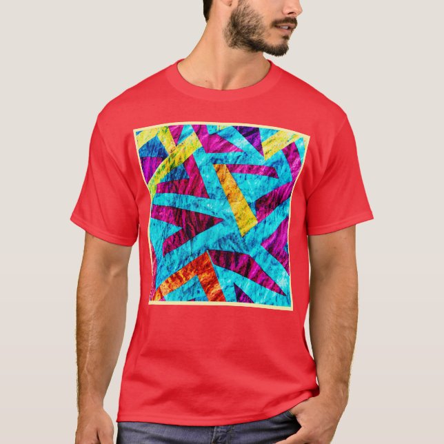 Camiseta Diseño de patrones expresivos (Anverso)
