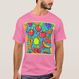Camiseta Diseño de patrones fructíferos