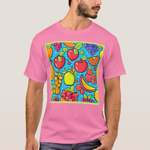 Camiseta Diseño de patrones fructíferos