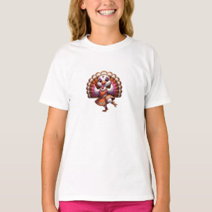 Camiseta diseño de pavo de acción de gracias de Bollywood