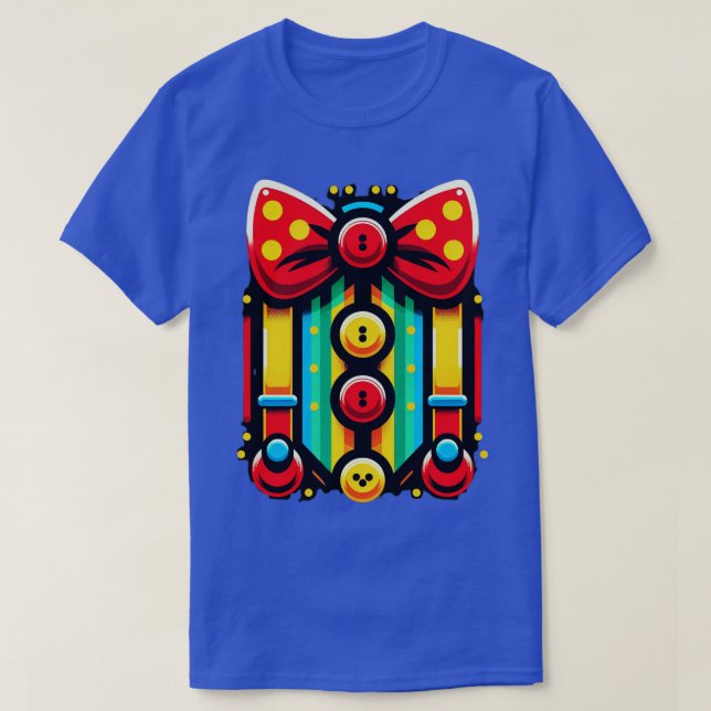 Camiseta Diseño de payasos circo Fiesta de cumpleaños Costu (Diseño del anverso)