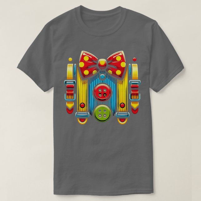 Camiseta Diseño de payasos circo Fiesta de cumpleaños Costu (Diseño del anverso)