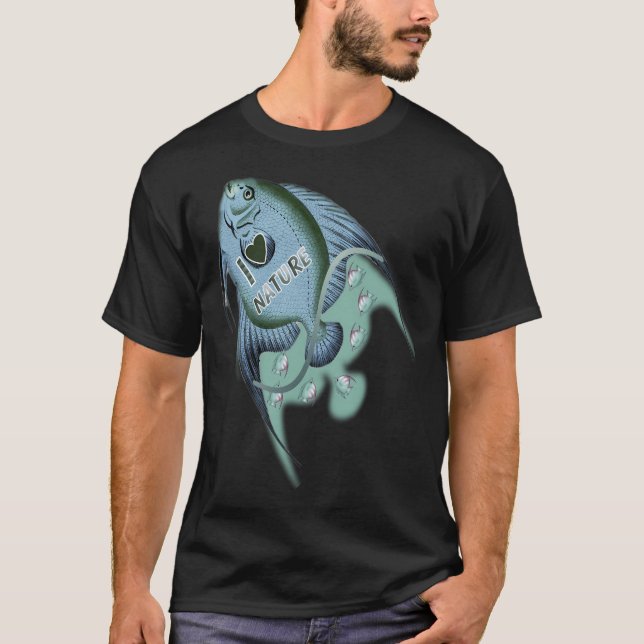 Camiseta Diseño de peces (Anverso)