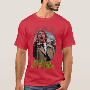 Camiseta Diseño de película de terror de culto Invasión de