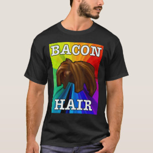 Camiseta Diseño de pelo de tocino colorido para jugadores d