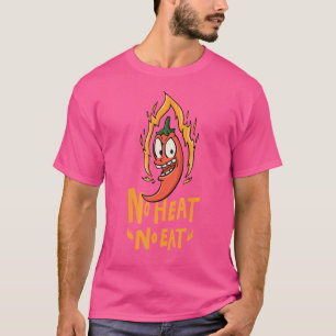 Camiseta Diseño De Pepper Rojo Para Un Habanero Chili