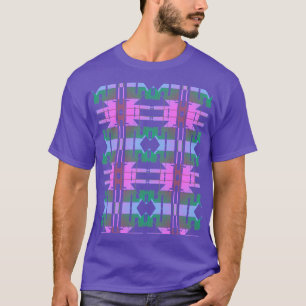 Camiseta Diseño de pequeñas baldosas para el arte tribal de