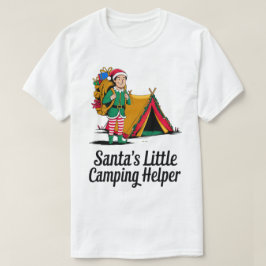 Camiseta Diseño de pequeños ayudantes de camping en Santa C