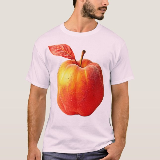Camiseta Diseño de perfección de melocotón dorado (Anverso)
