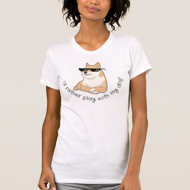 Camiseta diseño de perro (Anverso)
