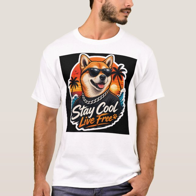 Camiseta diseño de perro (Anverso)