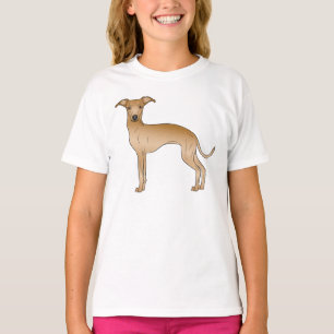 Camiseta Diseño de perro de dibujos animados italiano cerva