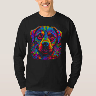 Camiseta Diseño de perro Rottweiler lindo
