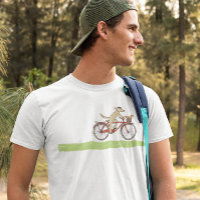 Diseño de perros ciclistas y ardillas para animale