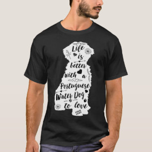 Camiseta Diseño de perros de agua portugueses para amantes