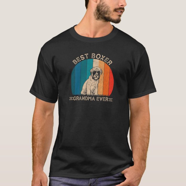 Camiseta Diseño de perros retro para abuelitas (Anverso)