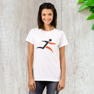 Camiseta Diseño de persona corriendo