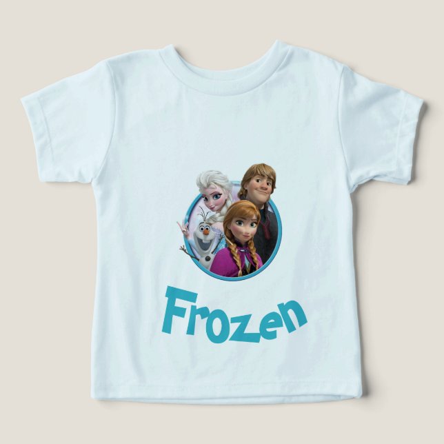 Camiseta (diseño de personaje de Frozen) (Diseño delantero )