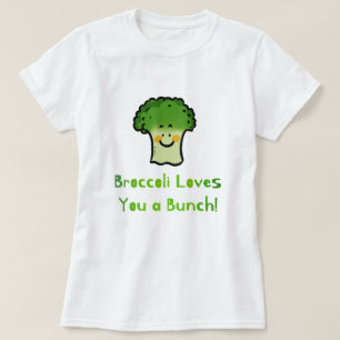 Camiseta Diseño de Personalizado Cute Broccoli Pun