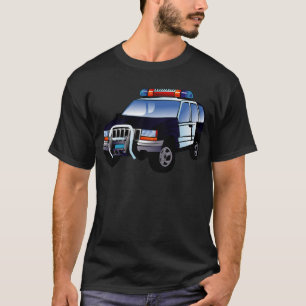Camiseta Diseño de Personalizado de autos de la policía de 