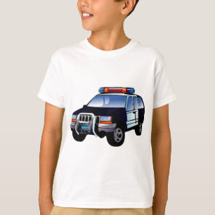 Camiseta Diseño de Personalizado de autos de la policía de