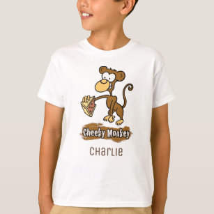 Camiseta Diseño de Personalizado de monos descarado y diver