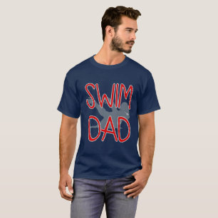 Camiseta Diseño de personalizado Swim Dad