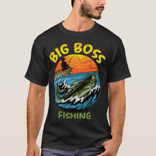 Camiseta Diseño de pesca