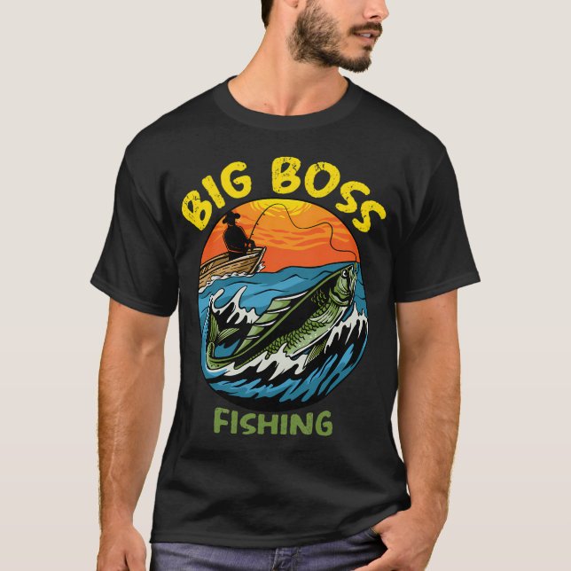 Camiseta Diseño de pesca (Anverso)