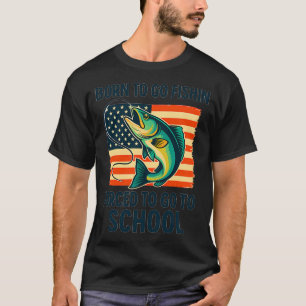Camiseta Diseño de pesca de Bigfoot para hombres y niños Sa