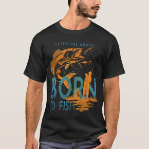 Camiseta diseño de pesca de halibut