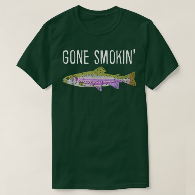 Camiseta Diseño De Pesca De Trucha Arcoiris Para FishermanG (Diseño del anverso)