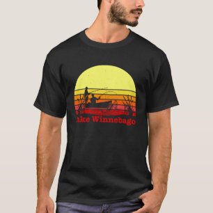 Camiseta Diseño de Pesca del Lago Winnebago Wisconsin