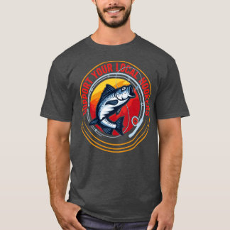 Camiseta Diseño de pesca divertida para hombres y mujeres q