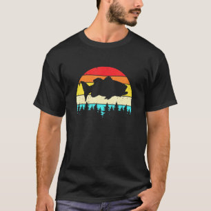 Camiseta Diseño de Pesca Para Pescar con Caña de Pescar